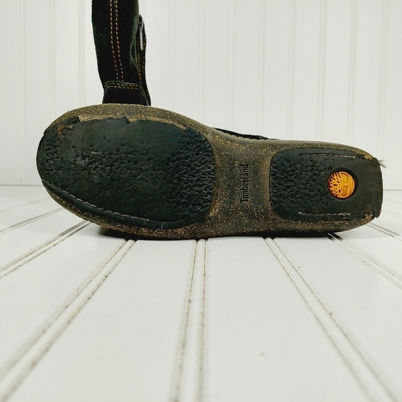 Timberland Leather Suede Waterproof Black Zippered Winter Ankle Boots I111 - Picture 10 of 12